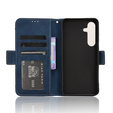 Футляр з клапаном для Samsung Galaxy S25 FE, Card Slot, темно-синій