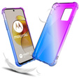 Чехол для Motorola Moto G73 5G, Gradient Dropproof, Фиолетовый / синий