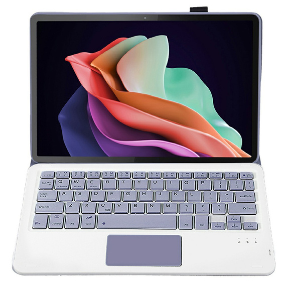 Чохол + клавіатура Lenovo Tab P11 Gen 2, Pen Slot TouchPad, фіолетовий