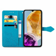 Откидной чехол для Samsung Galaxy M15 5G, Mandala, синий