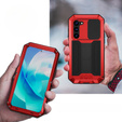 Бронированный чехол для Samsung Galaxy S23, R-JUST CamShield Slide, красный / черный