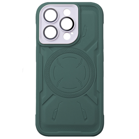 Чохол для iPhone 15 Pro Max, ERBORD Armor Mag, зелений