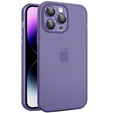 Ultra Slim чехол для iPhone 15 Plus, прозрачный / фиолетовый