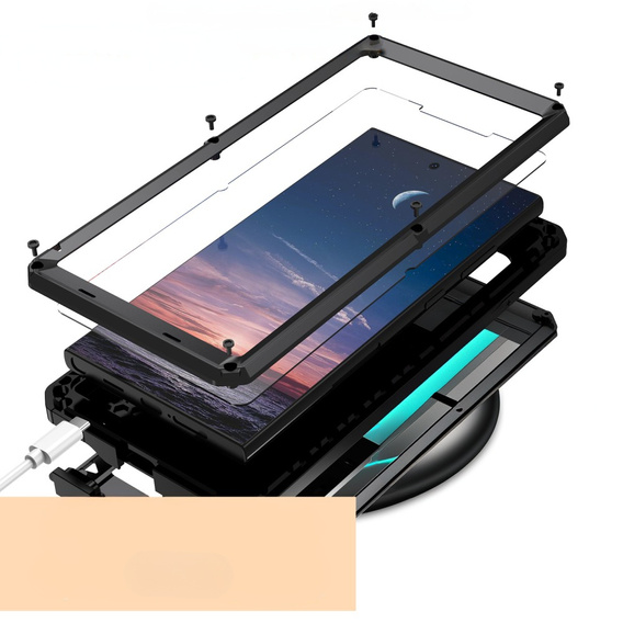 Бронированный чехол для Samsung Galaxy S25 Ultra, R-JUST, чёрный