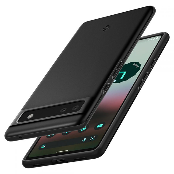 Чехол SPIGEN до Google Pixel 6A, Thin Fit, Black