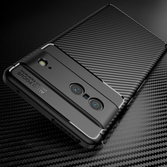 Чoхол до Google Pixel 7, Carbon Gel, чорний