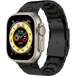 Браслет Stainless Segments до Apple Watch 7/6/5/4/SE/3/2/1 45/44/42mm, Black