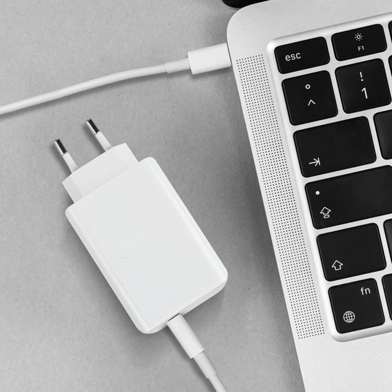 Зарядное устройство Forcell 65W GaN 2x USB C 1x USB A , White