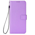 Откидной чехол для Oppo A17, Wallet Smart Magnet, фиолетовый