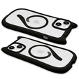 Чохол для iPhone 13 / iPhone 14, для MagSafe, Cute Cat, чорний + захисне скло