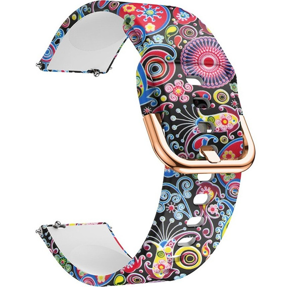 Ремінець Smooth до Samsung Galaxy Watch Active 22mm, Colorful Jellyfish