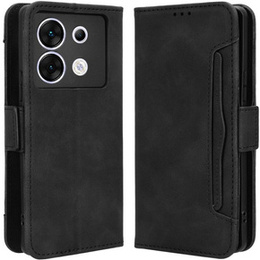 Откидной чехол для Infinix Zero 30 5G, Card Slot, чёрный