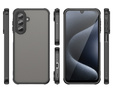 Матовый чехол для Samsung Galaxy A17 5G, дымчатый с черными боками