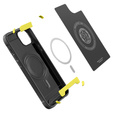 Чoхол Spigen до iPhone 14, Rugged Armor MagSafe, чорний