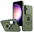 Чохол MagSafe для Samsung Galaxy S24, Military Magnet, зелений