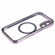 Магнітний чохол Dual Glass MagSafe для iPhone 16, рожевий rose gold