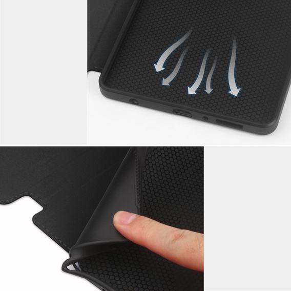 Чехол до Samsung Galaxy Tab A9, Business Card, чёрный