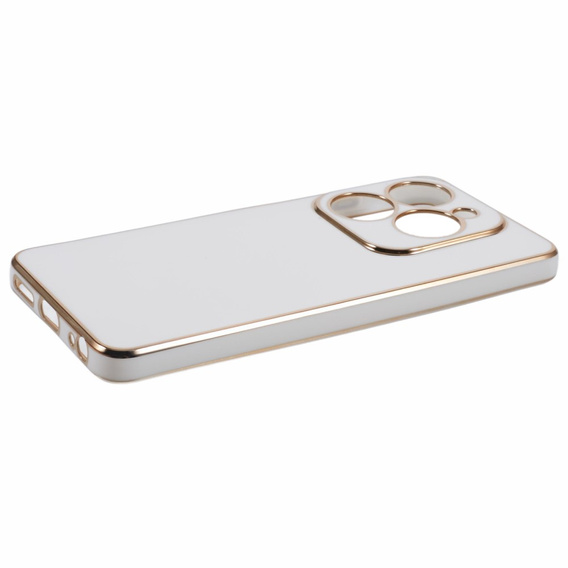 Чохол для Infinix Hot 40i, Glamour CamShield, білий