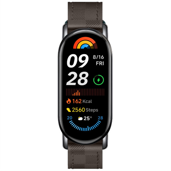 Шкіряний ремінець для Xiaomi Smart Band 10 / 9 / 8