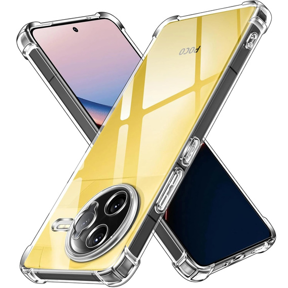 Чехол до Xiaomi Poco F7 Ultra, Dropproof, прозрачный