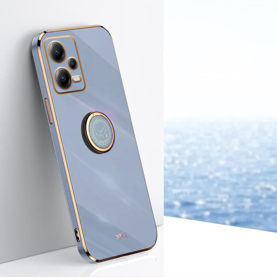 Чехол до POCO X5 Pro 5G, Electro Ring, синий