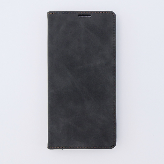 Чохол для Xiaomi Redmi Note 12S, ERBORD Vintage, гаманець з клапаном, чорний