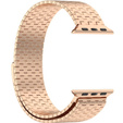 Сталевий ремінець для Apple Watch 1/2/3/4/5/6/7/8/SE/ULTRA 42/44/45/49 MM - рожевий rose gold