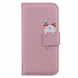 Чехол Wallet до Motorola Moto E20/E30/E40, Bunny, Pink
