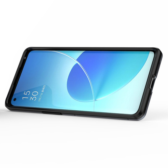 Чехол до Oppo Reno6 Pro 5G / Pro+ 5G, Kickstand Ring, синий