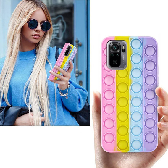 Чехол Push Bubble Pop It для Xiaomi Redmi Note 10 /10S