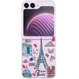 Чехол для Samsung Galaxy Z Flip 5 5G, жесткий корпус, разноцветный Paris
