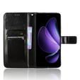 Откидной чехол для Oppo Reno 13F / Oppo Reno 13FS, Crazy Horse Wallet, чёрный