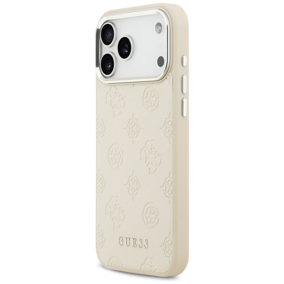 Чехол GUESS Peony Hot Stamp Script MagSafe для iPhone 17 Pro Max