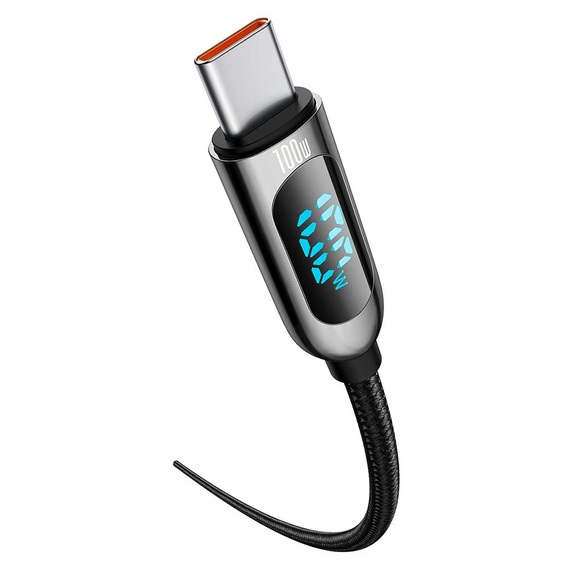 BASEUS Kaбель USB PD100W/QC3.0 Type-C 200cm - Grey/Black