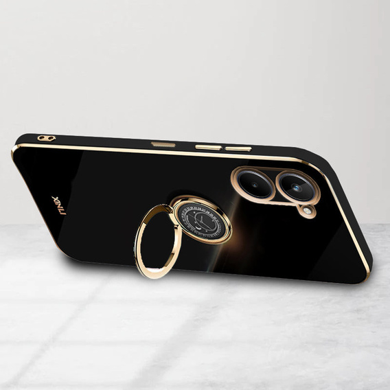 Чехол до Realme 10 4G, Electro Ring, чёрный