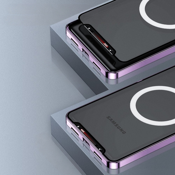 Защитный чехол для камеры Samsung Galaxy S23 FE, CamShield MagSafe, прозрачный / фиолетовый