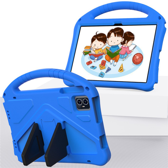 Детский чехол для T Tablet 2 5G, с подставкой и ручкой, синий