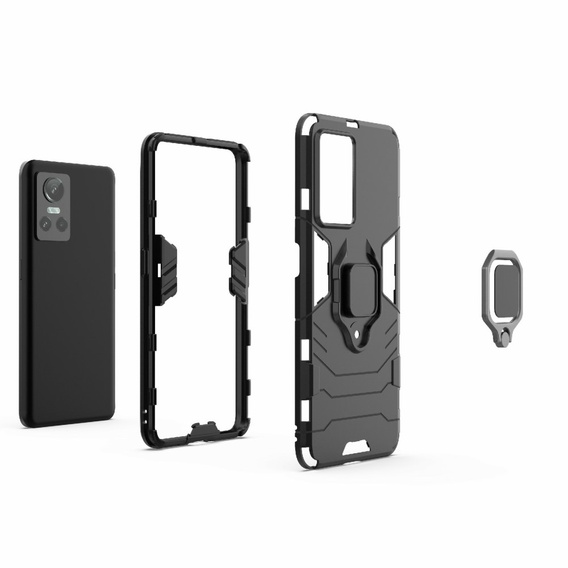 Чoхол до Realme GT Neo 3, Kickstand Ring, чорний