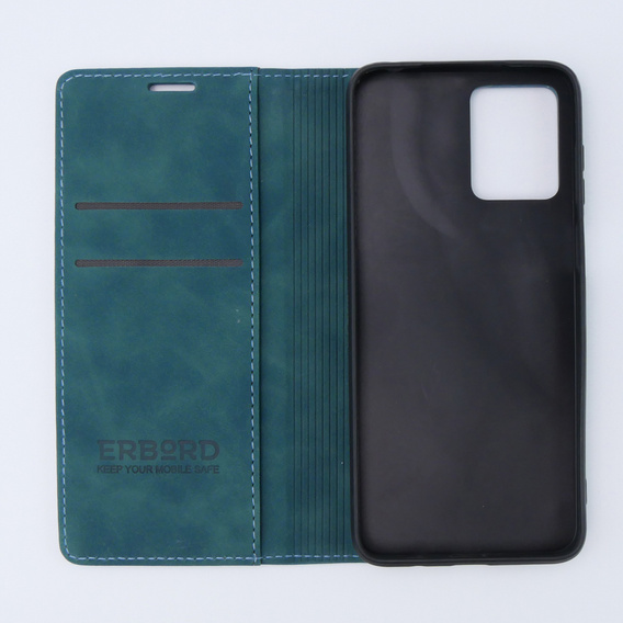 Чохол для Motorola Moto G13/ G23 4G, ERBORD Vintage, гаманець з клапаном, м'яти