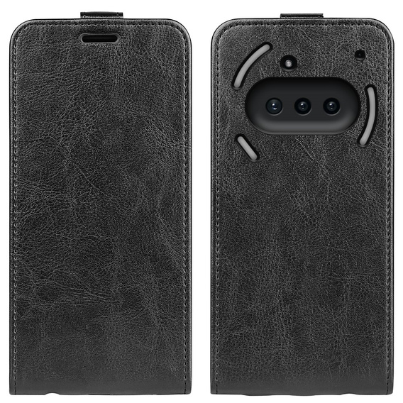 Футляр з клапаном для Nothing Phone 3a, Flip, чорний