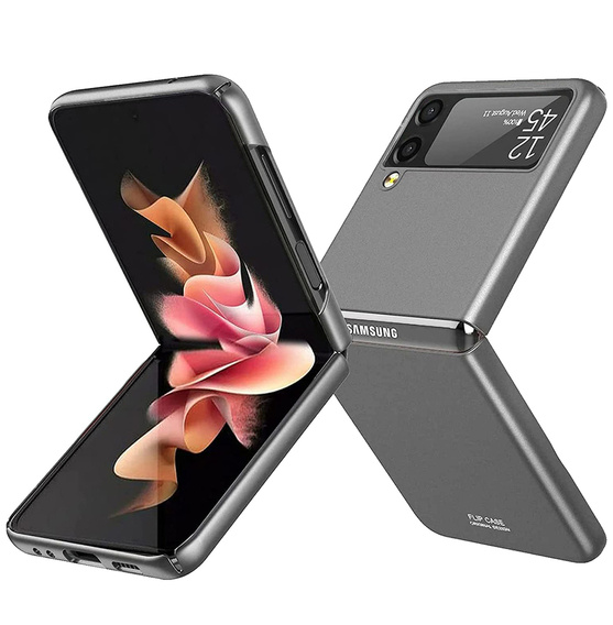 Чехол GKK PC Case до Samsung Galaxy Z Flip3 5G, Grey