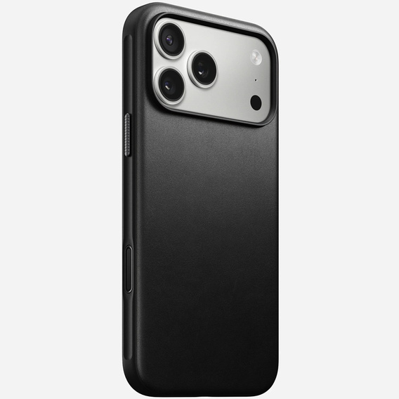 Чехол Nomad для iPhone 17 Pro Max, современный кожаный чехол, черный