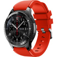 Силиконовый ремешок Twill Texture 22mm, Red