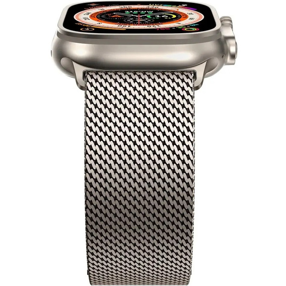 Браслет Milanese для Apple Watch  1/2/3/4/5/6/7/SE (42/44MM) - Black