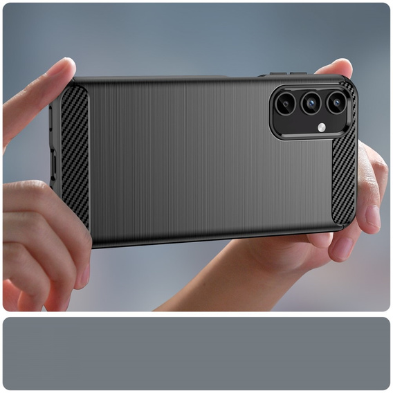 Чoхол до Samsung Galaxy A15 4G / 5G, Carbon, чорний
