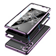 Чохол для Samsung Galaxy S23 Plus, Magnetic Dual Glass, фіолетовий