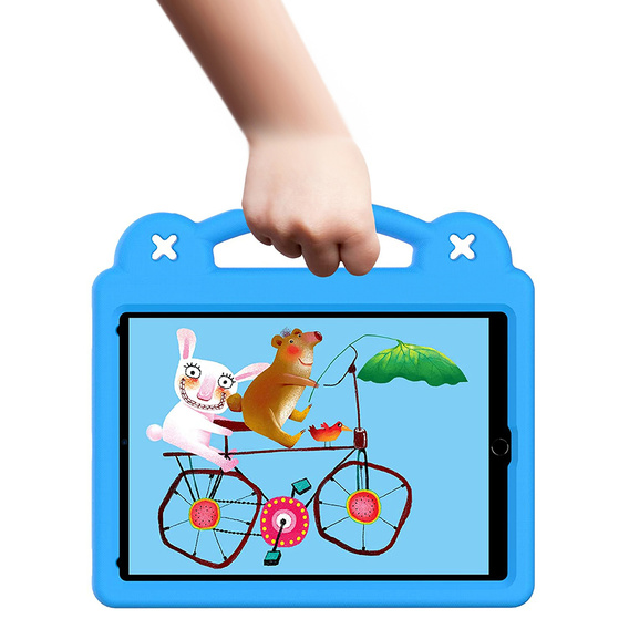 Детский чехол для Lenovo Tab M10 X505F X605F / Tab P10-X705F/L / Huawei T5 10.1, Cute Patterns, с подставкой, синий