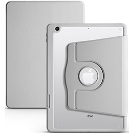 Чохол для iPad 10.2" 2021/2020/2019 (9/8/7 gen.), з місцем для стилуса, що обертається на 360°, сірий