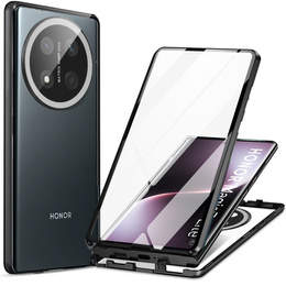 Чехол для Honor Magic 7 Lite, Magnetic Dual Glass, чёрный