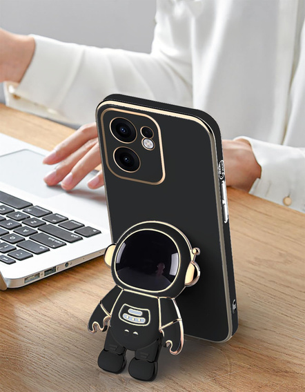 Чехол до Oppo Reno 13F / Oppo Reno 13FS, Astronaut, чёрный